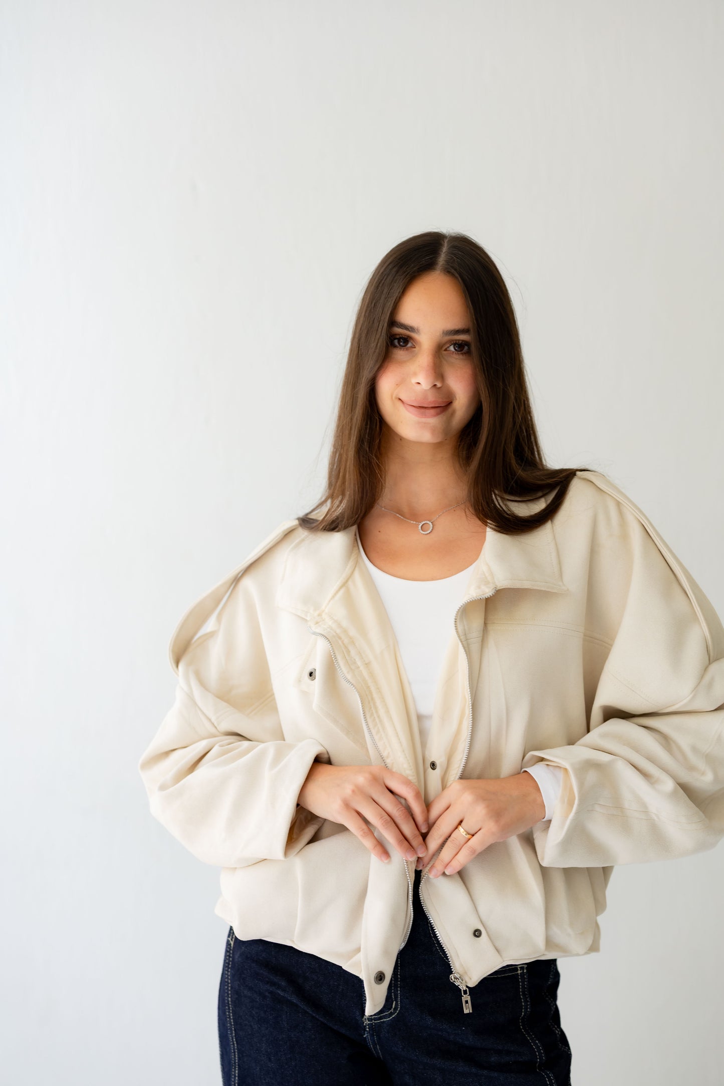 Velvet Storm Jacket - Cream (PRE-ORDER)