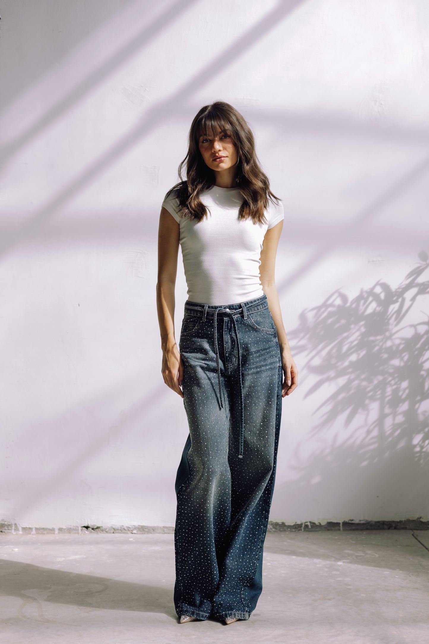 Midnight Spark Jeans - Smoky Blue