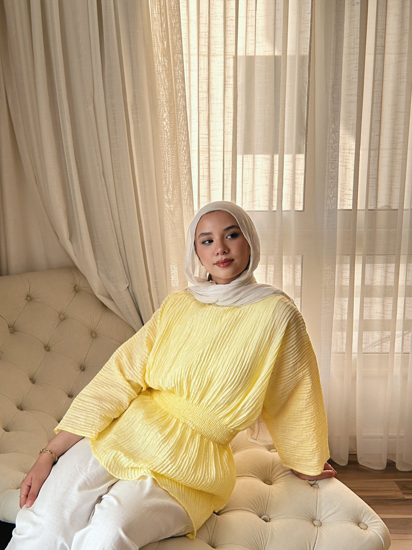 Palm Top - Butter Yellow