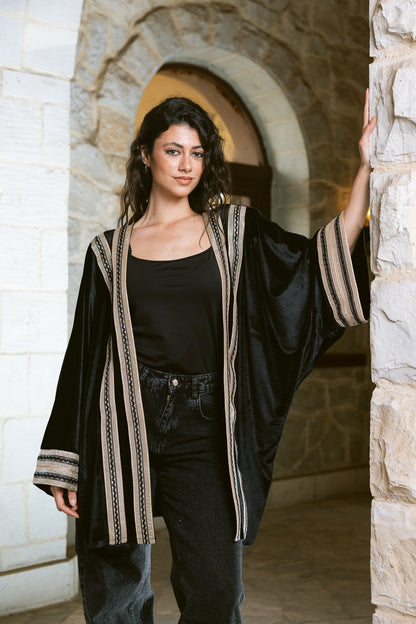 Qamar Kaftan - Black