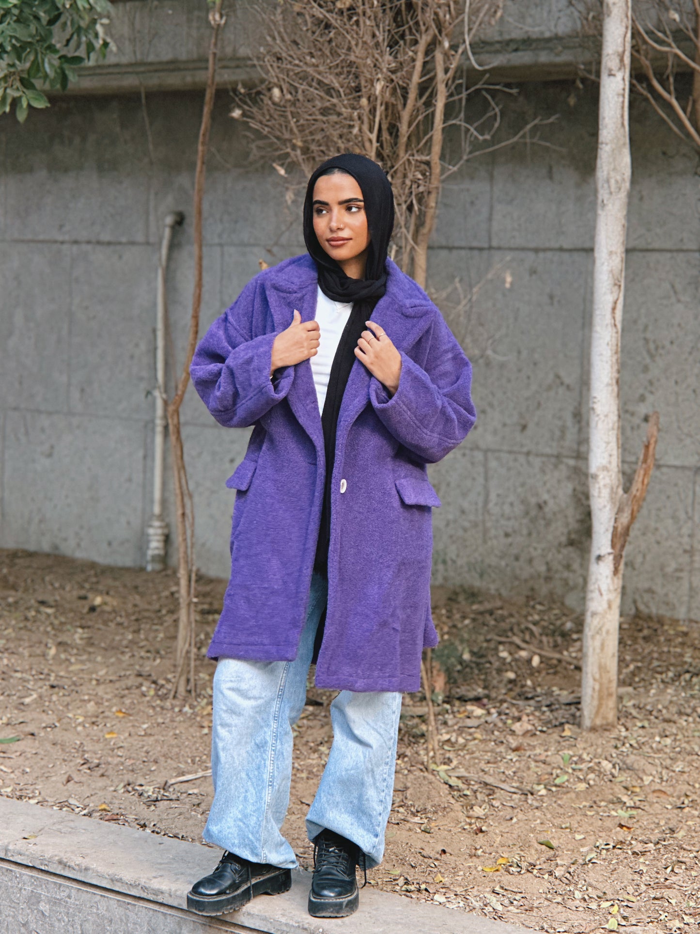 Timeless Coat - Royal Purple