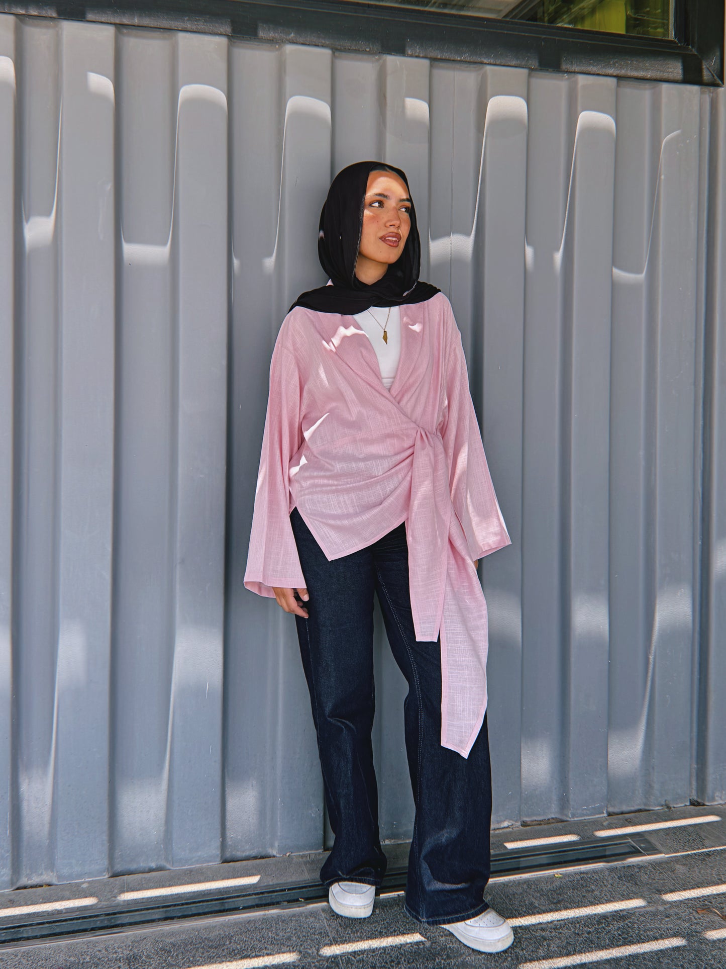 Softly Wrap Kimono - Rose