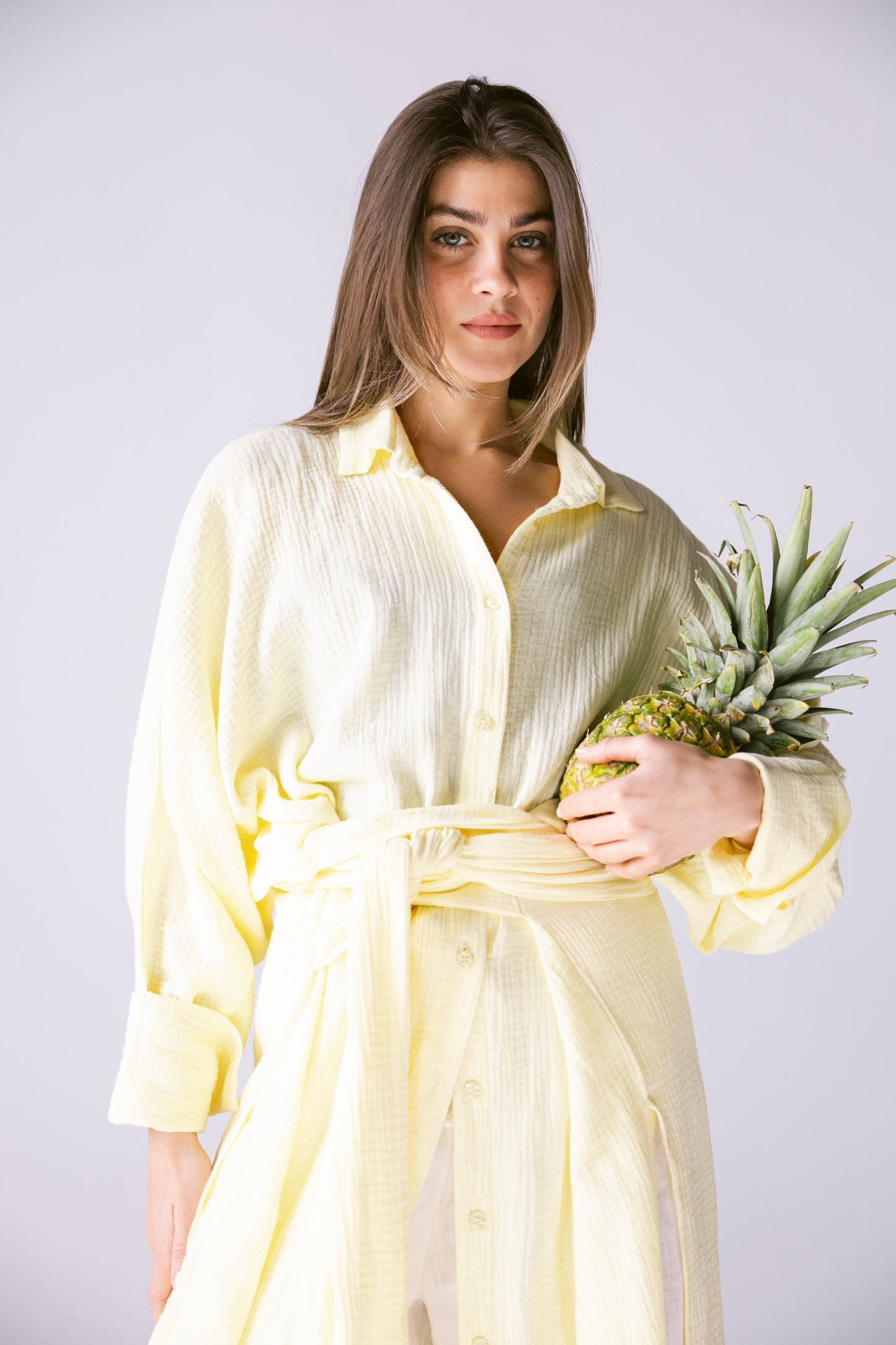 Off-Duty Shirt - Powder Yellow