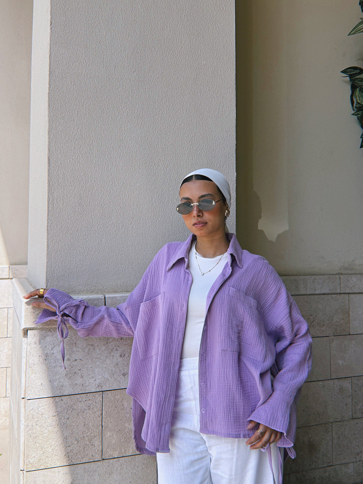 Blooming Shirt - Lilac