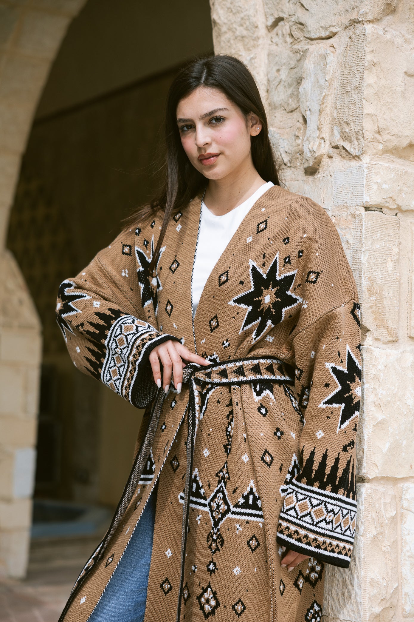 Nojom Cardigan - Sand