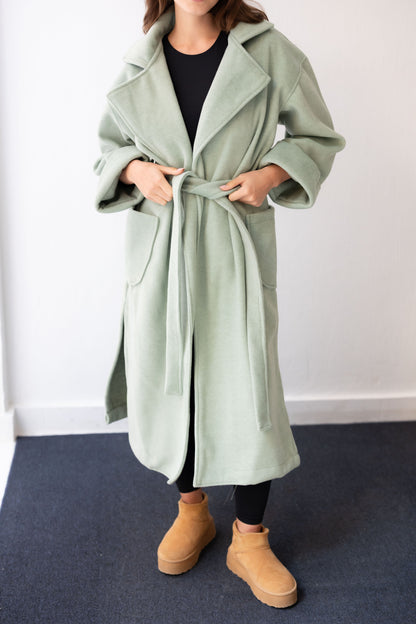 Keep Me Warm Coat - Mint