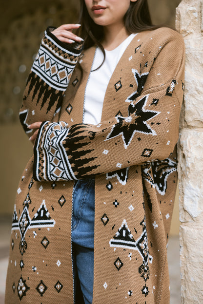 Nojom Cardigan - Sand