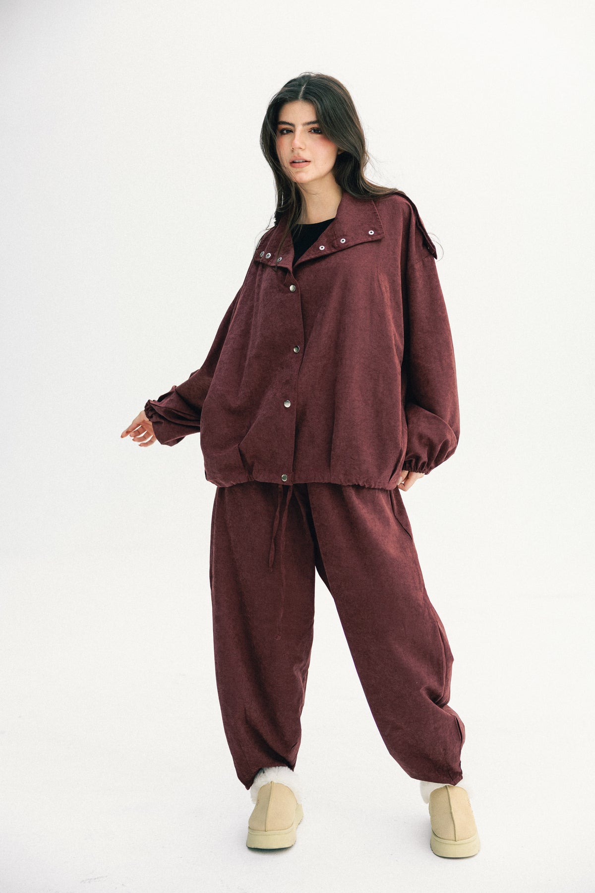 On The Go Set - Burgundy