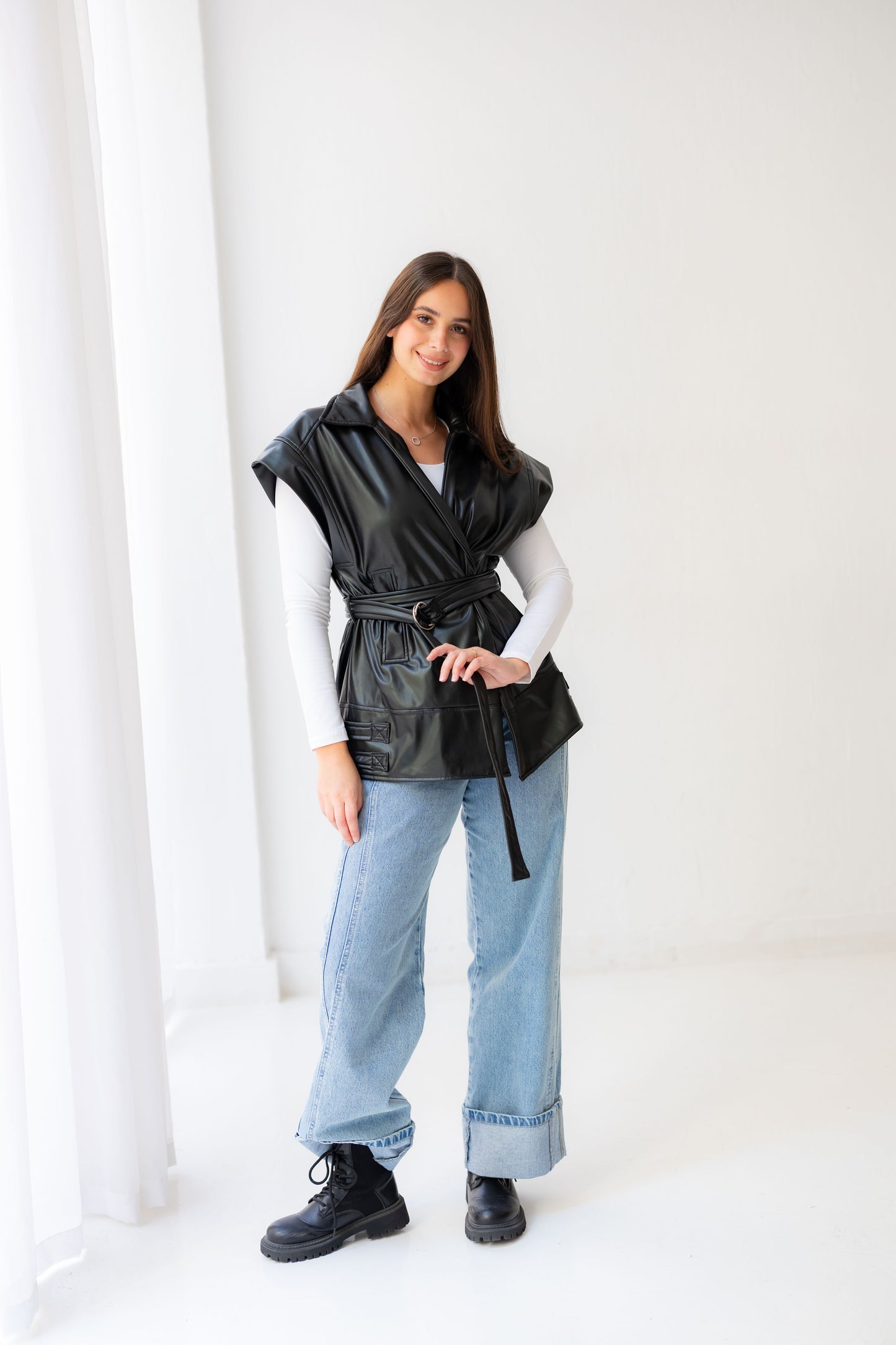 Statement Vest - Black