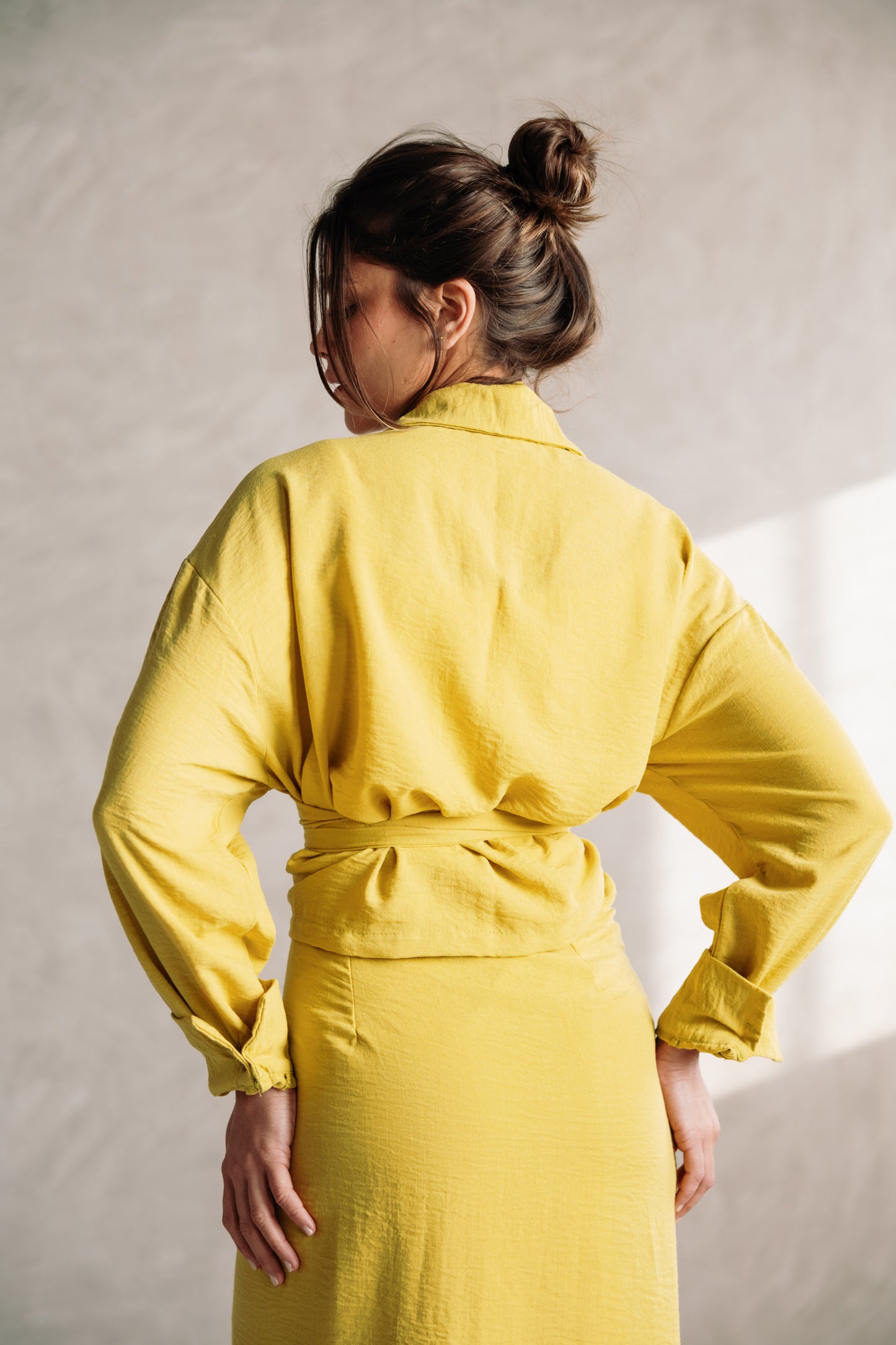 Linen Wrap Me Set - Lime