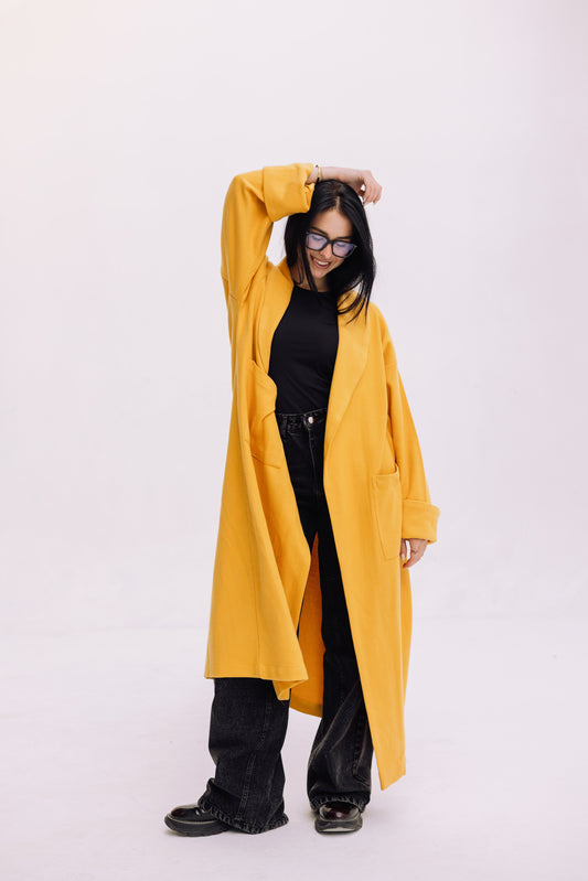 Cardigan Coat - Honey