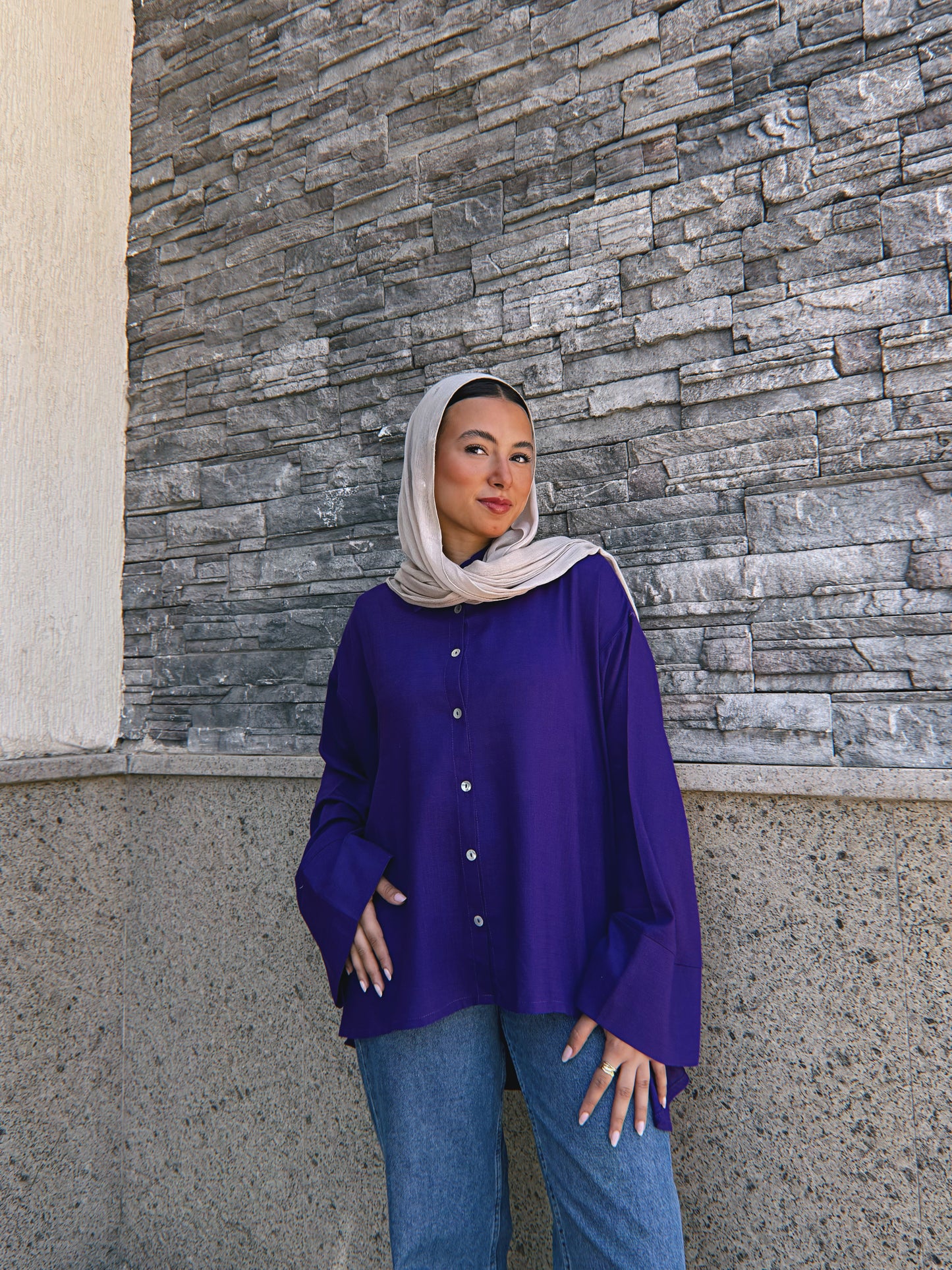 Ease Shirt - Violet