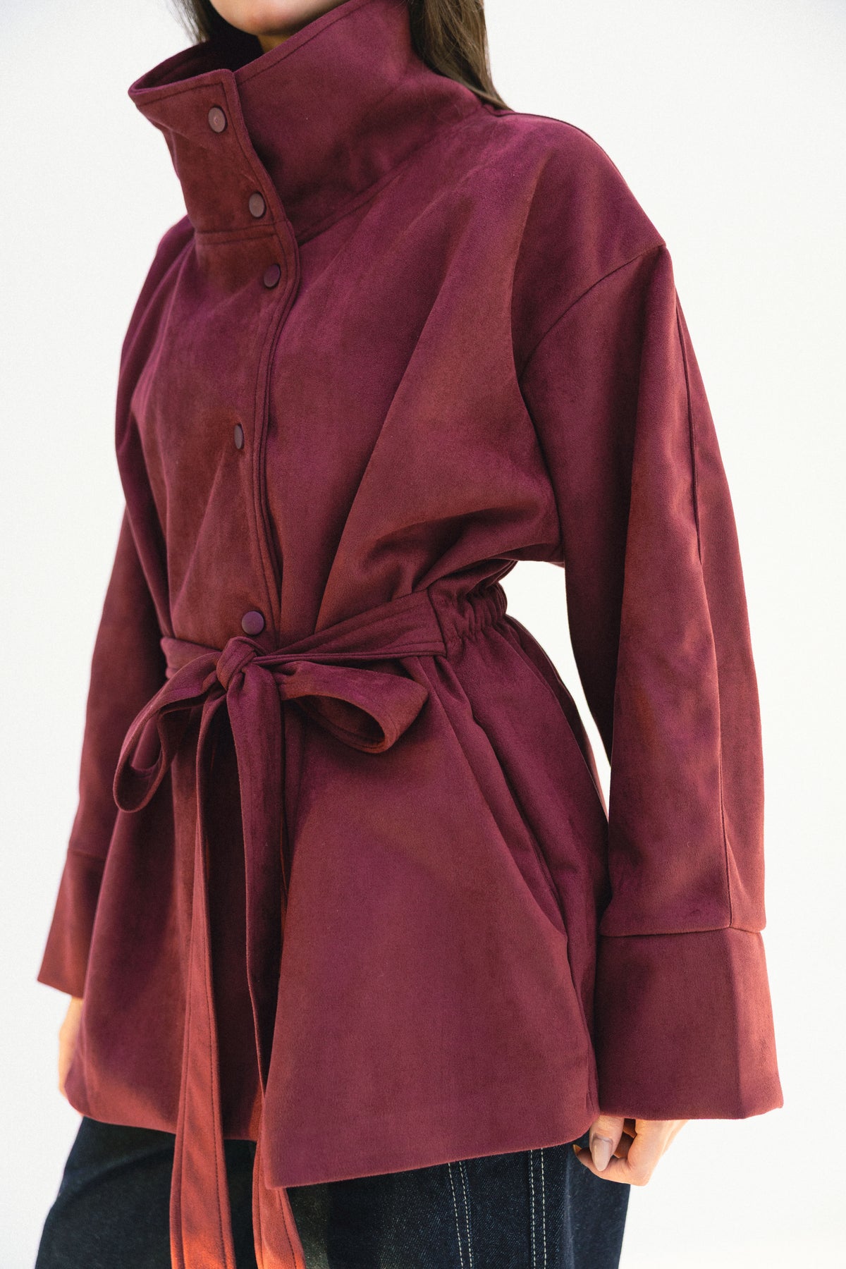 Comfort Zone Jacket - Burgundy