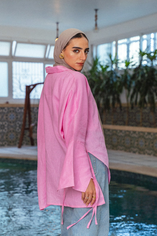 Linen Soul Top - Pink