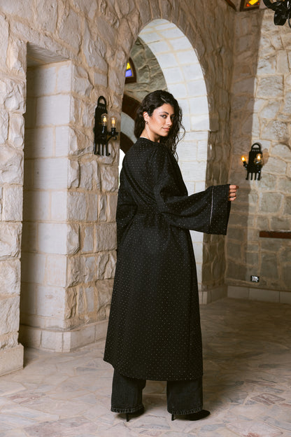 Sky Dust Kaftan - Black
