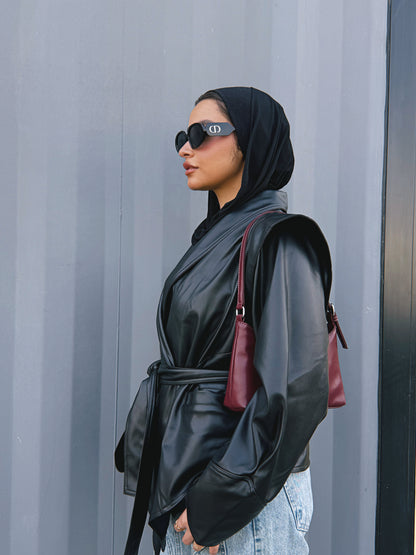 Bold As Love Leather Jacket - Black