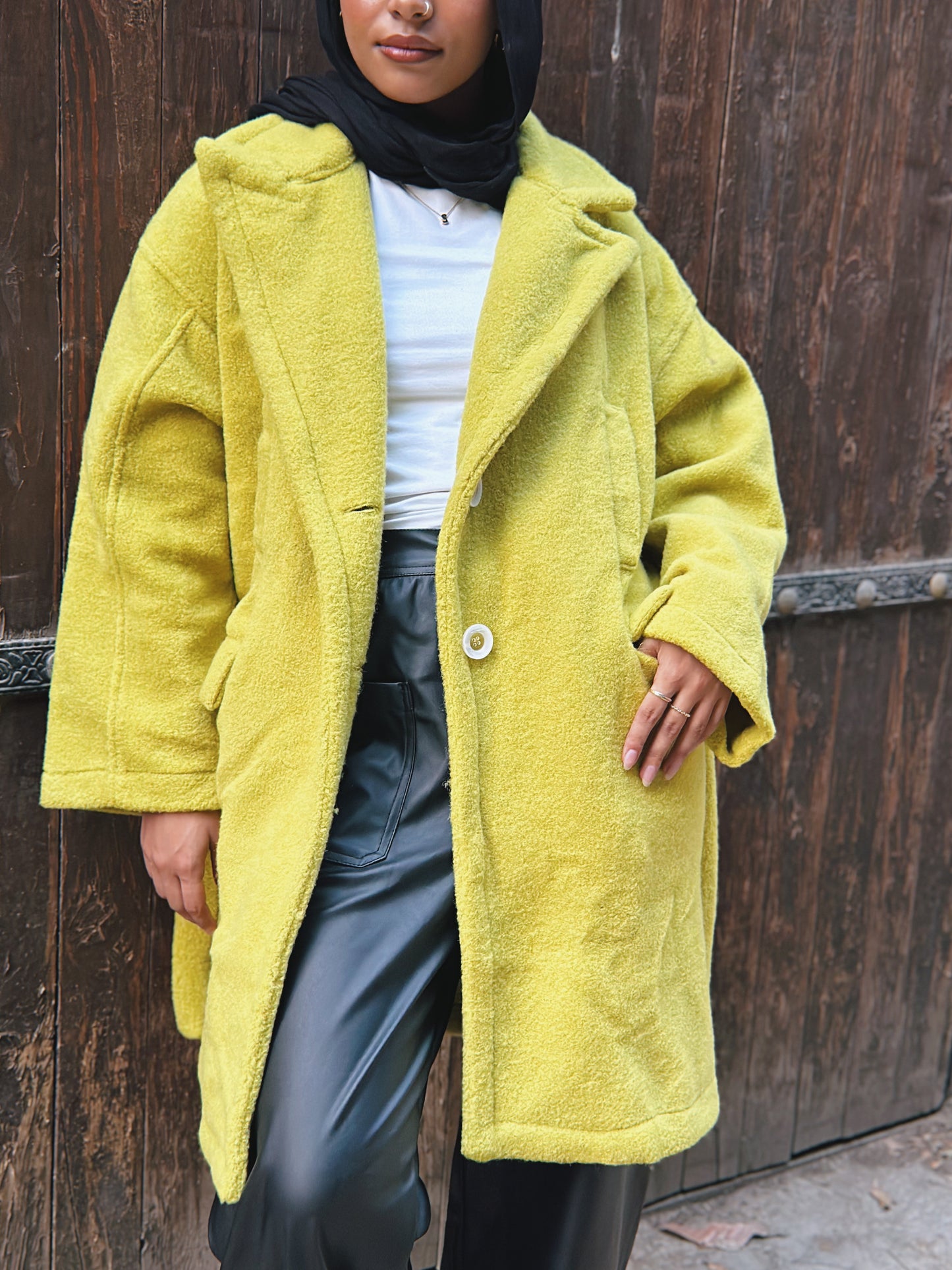 Timeless Coat - Lime