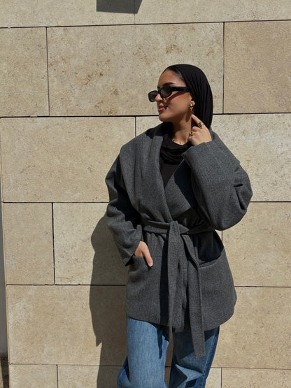 Winter Pearl Jacket - Dusty Grey