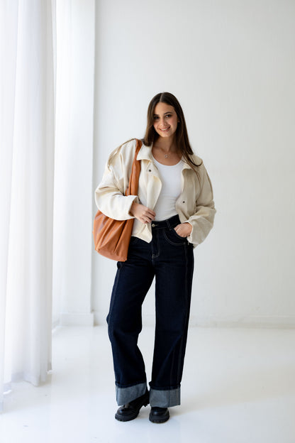 Velvet Storm Jacket - Cream (PRE-ORDER)