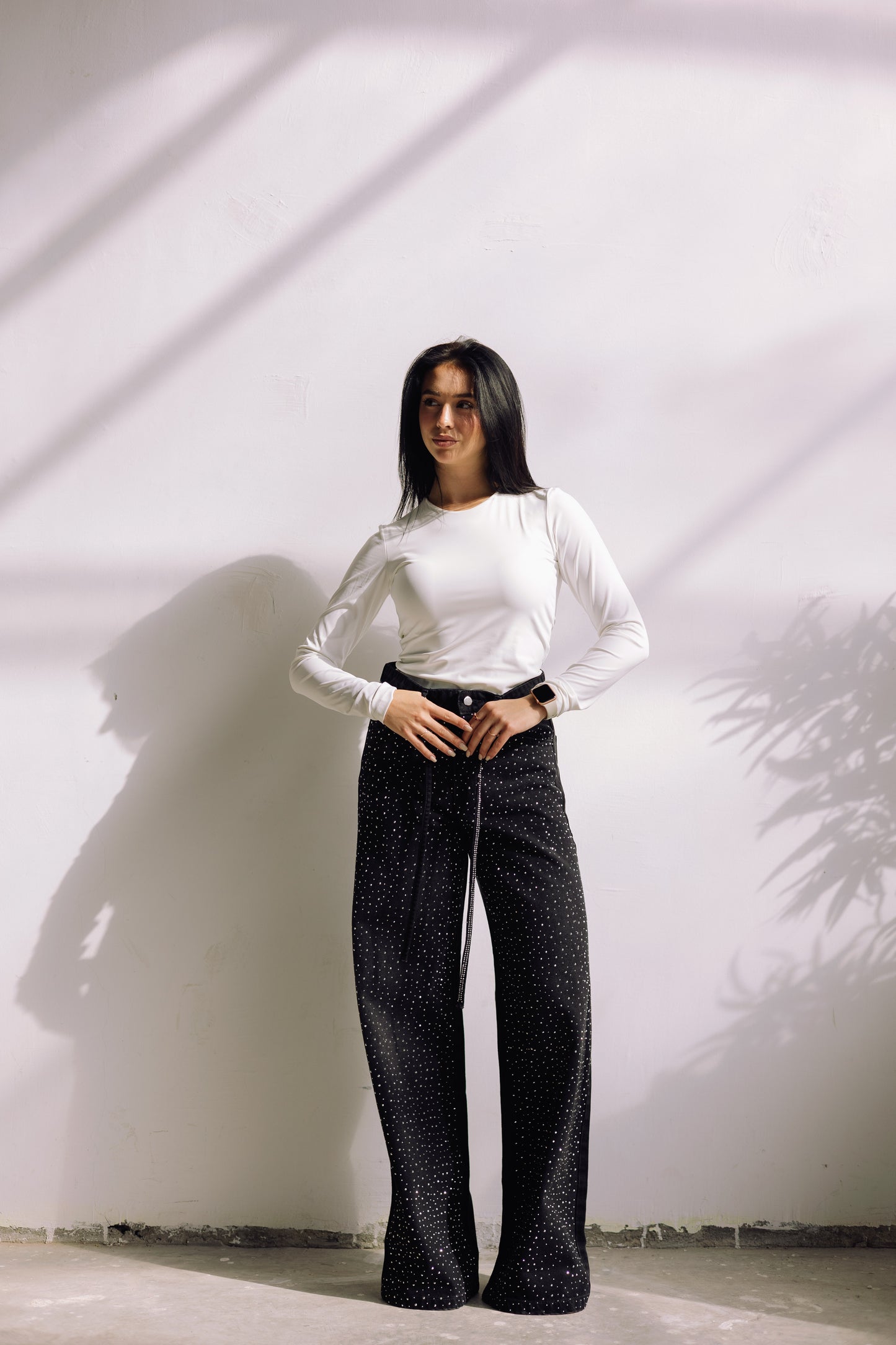 Midnight Spark Jeans - Noir Black