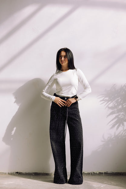 Midnight Spark Jeans - Noir Black