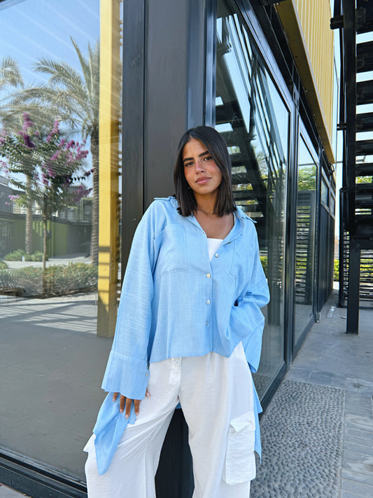 Livin’ In Shirt - Baby Blue