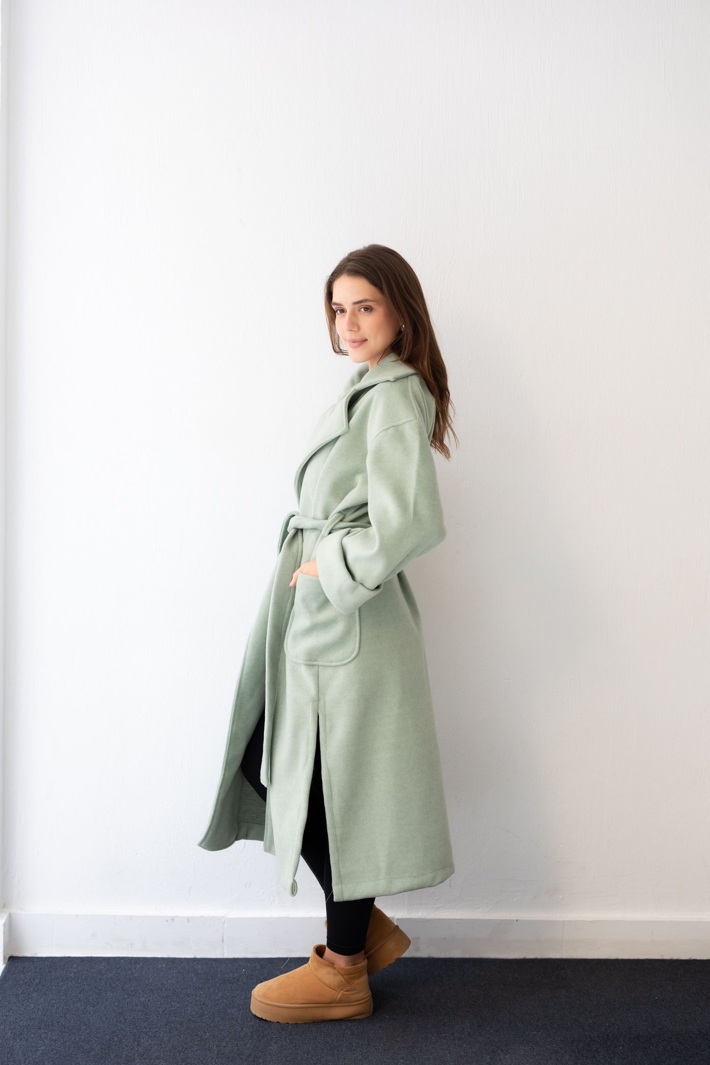 Keep Me Warm Coat - Mint