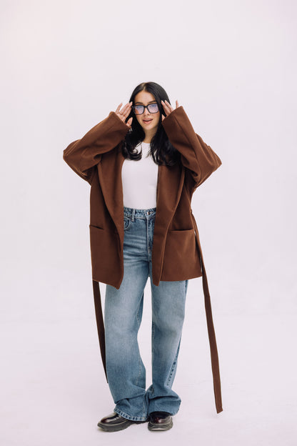 Winter Pearl Jacket - Brown