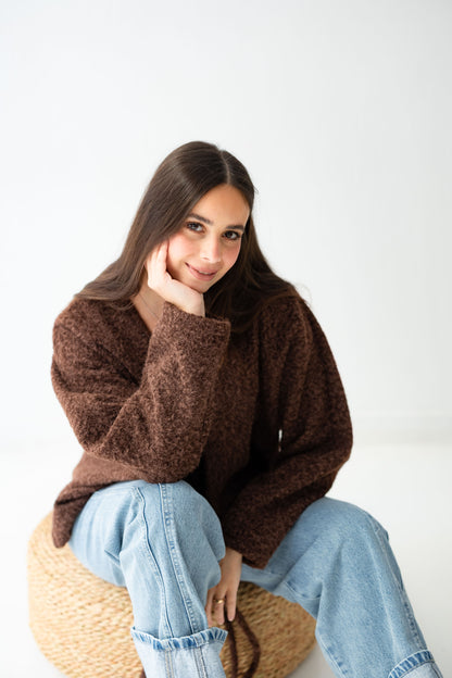 Dream Butterfly Top - Cocoa Brown