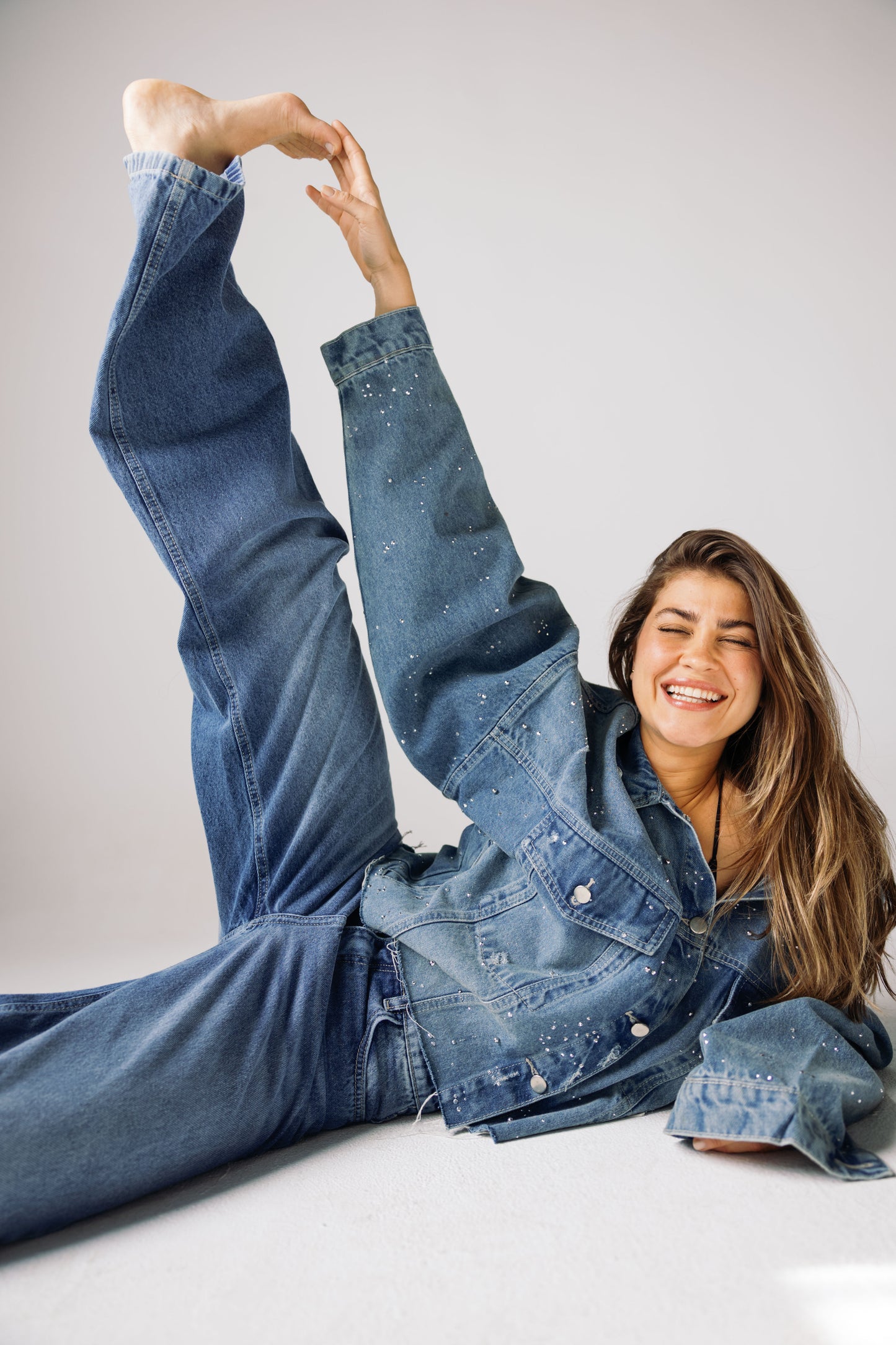 Starfall Denim Jacket - Vintage Blue
