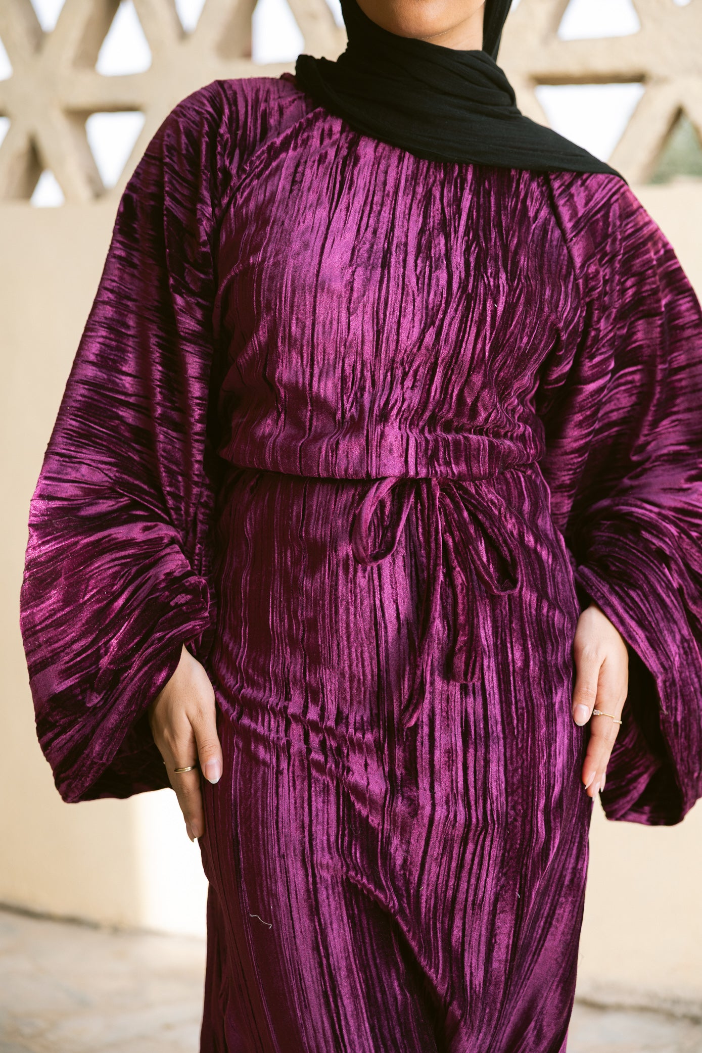 Butterfly Dress - Burgundy