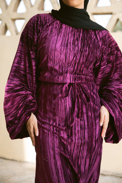 Butterfly Dress - Burgundy