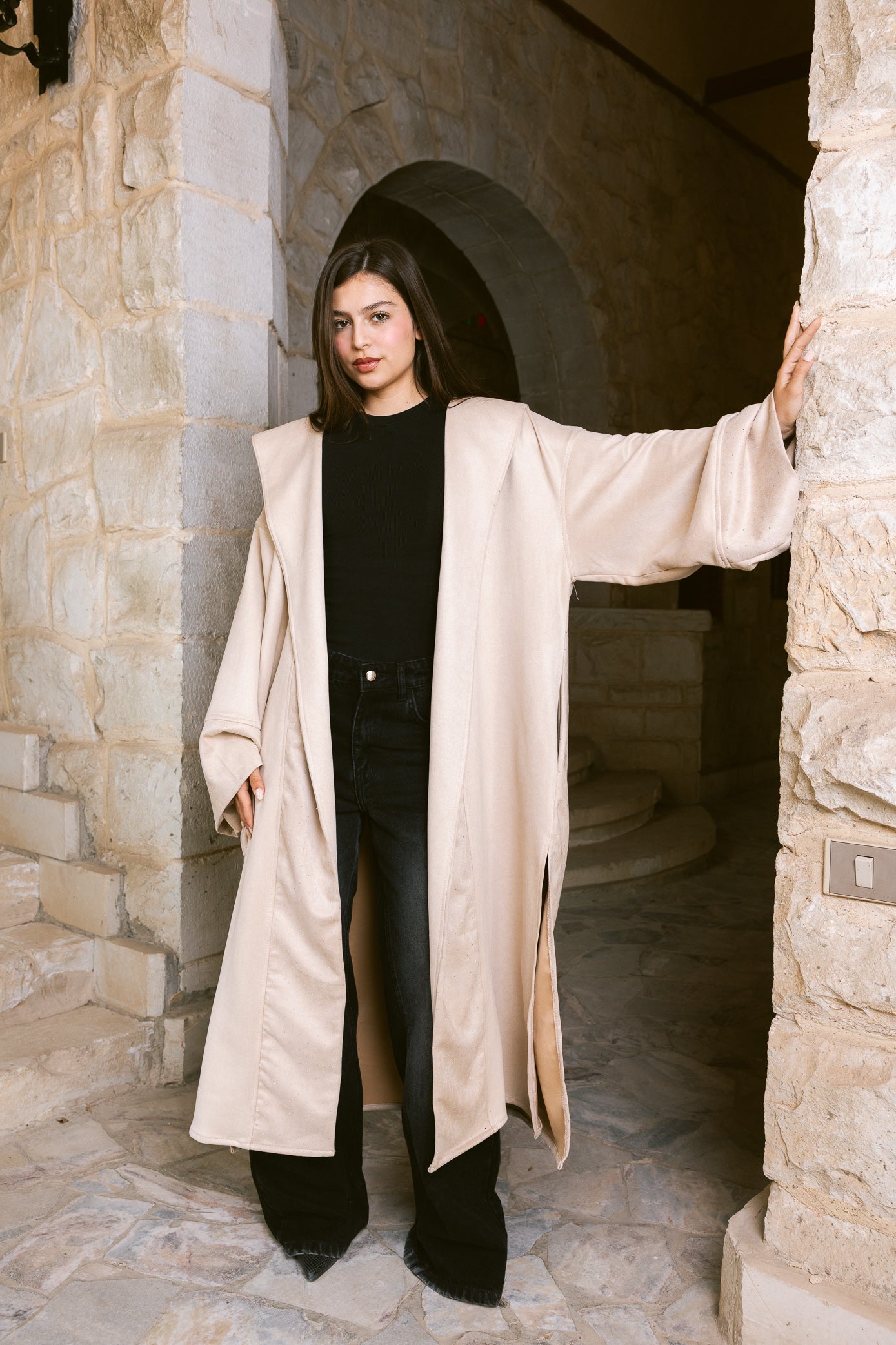 Sukoon Kaftan - Cream