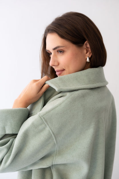 Keep Me Warm Coat - Mint