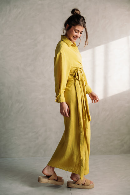 Linen Wrap Me Set - Lime