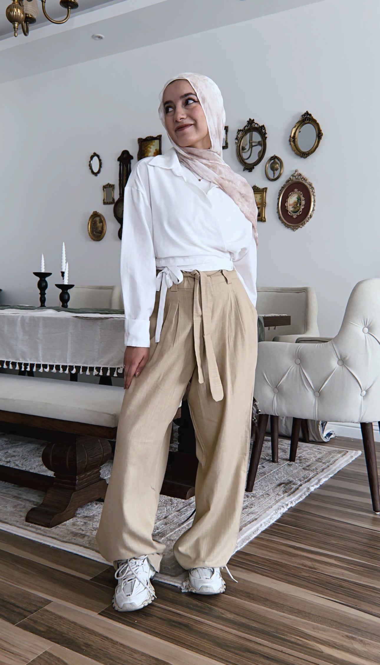 Old Money Linen Pants - Cafe