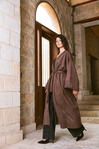 Sky Dust Kaftan - Chocolate