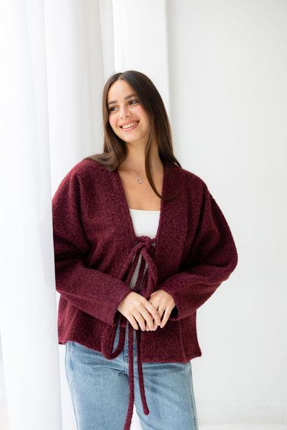 Dream Butterfly Top - Burgandy