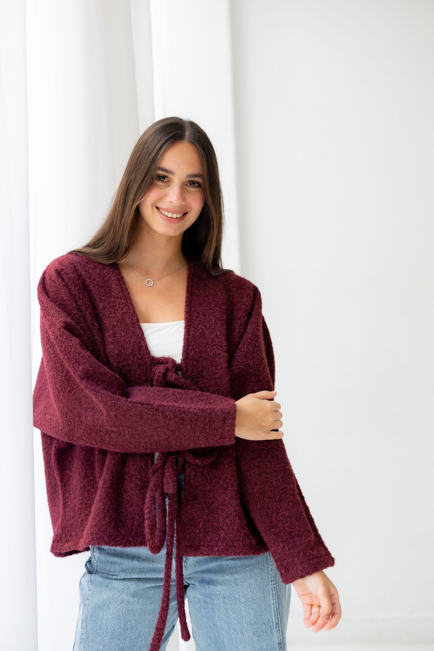 Dream Butterfly Top - Burgandy