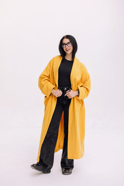 Cardigan Coat - Honey