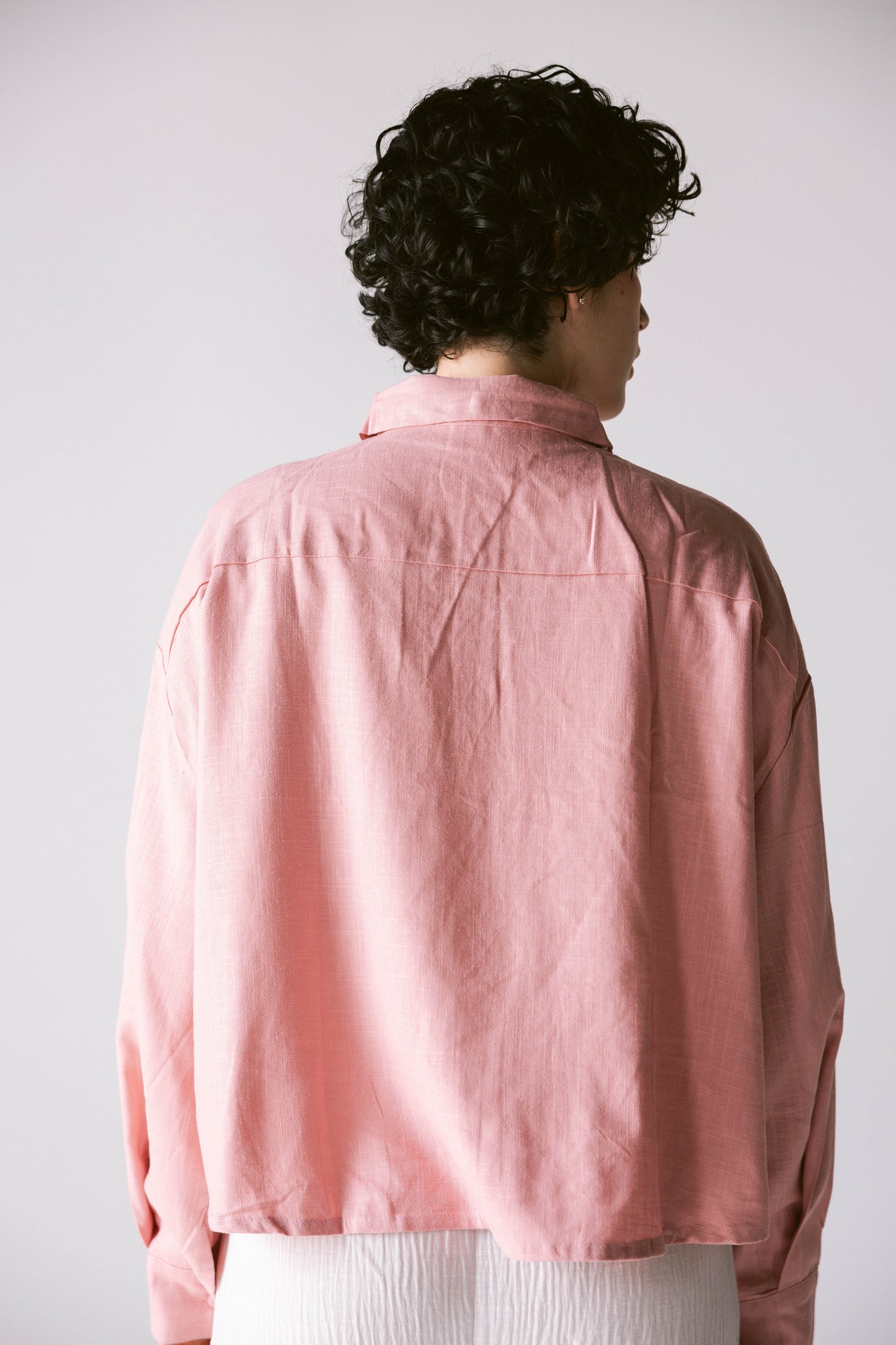 Cropped Shirt - Cashmere