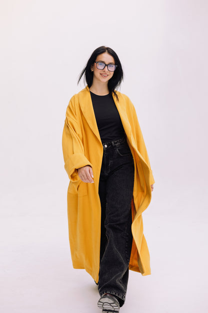 Cardigan Coat - Honey