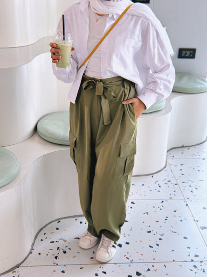 Sana Pants - Olive