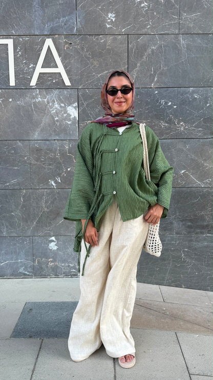 Rahaf Top - Olive