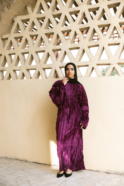 Butterfly Dress - Burgundy