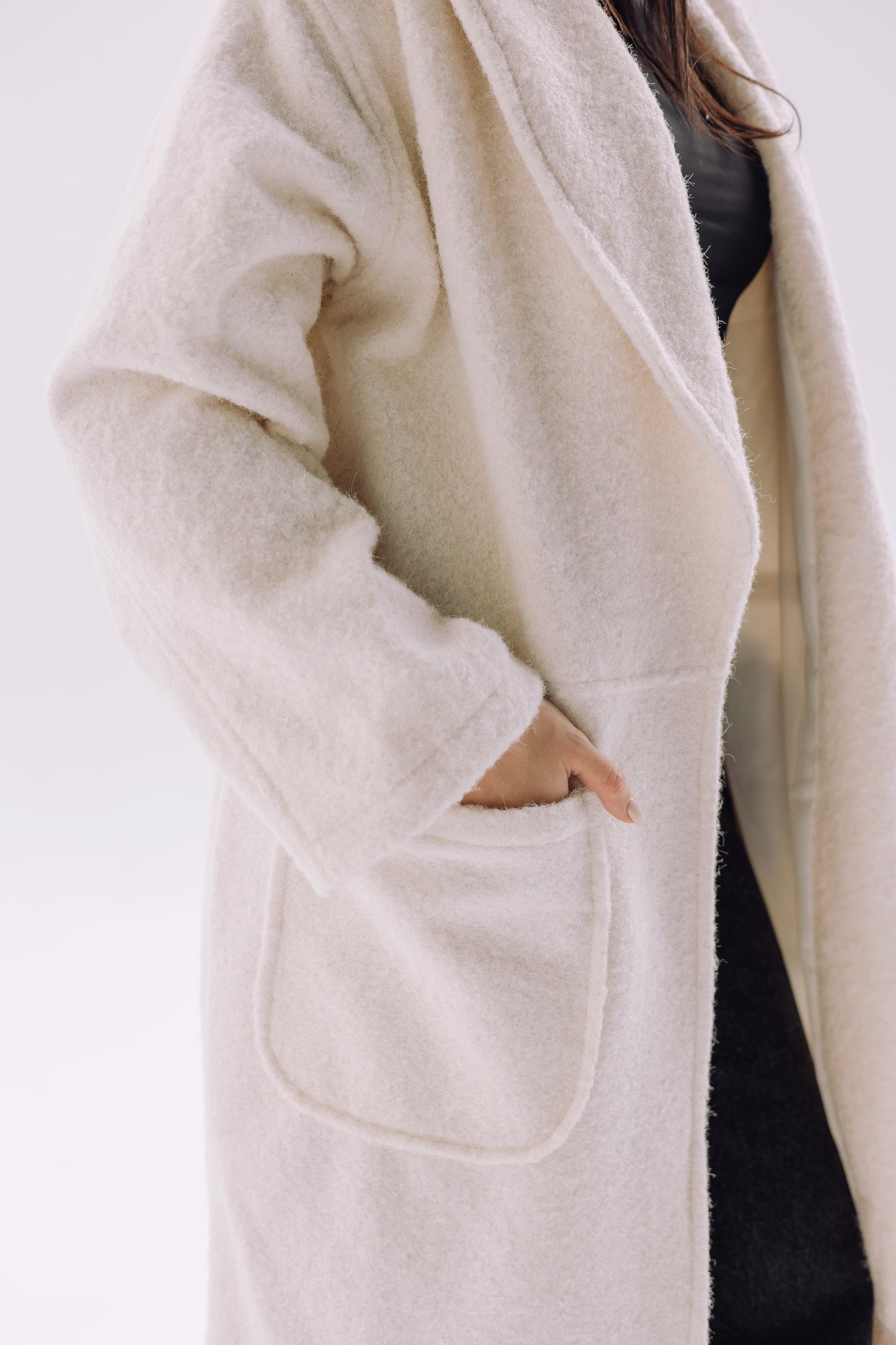 Signature Cozy Coat - Off White