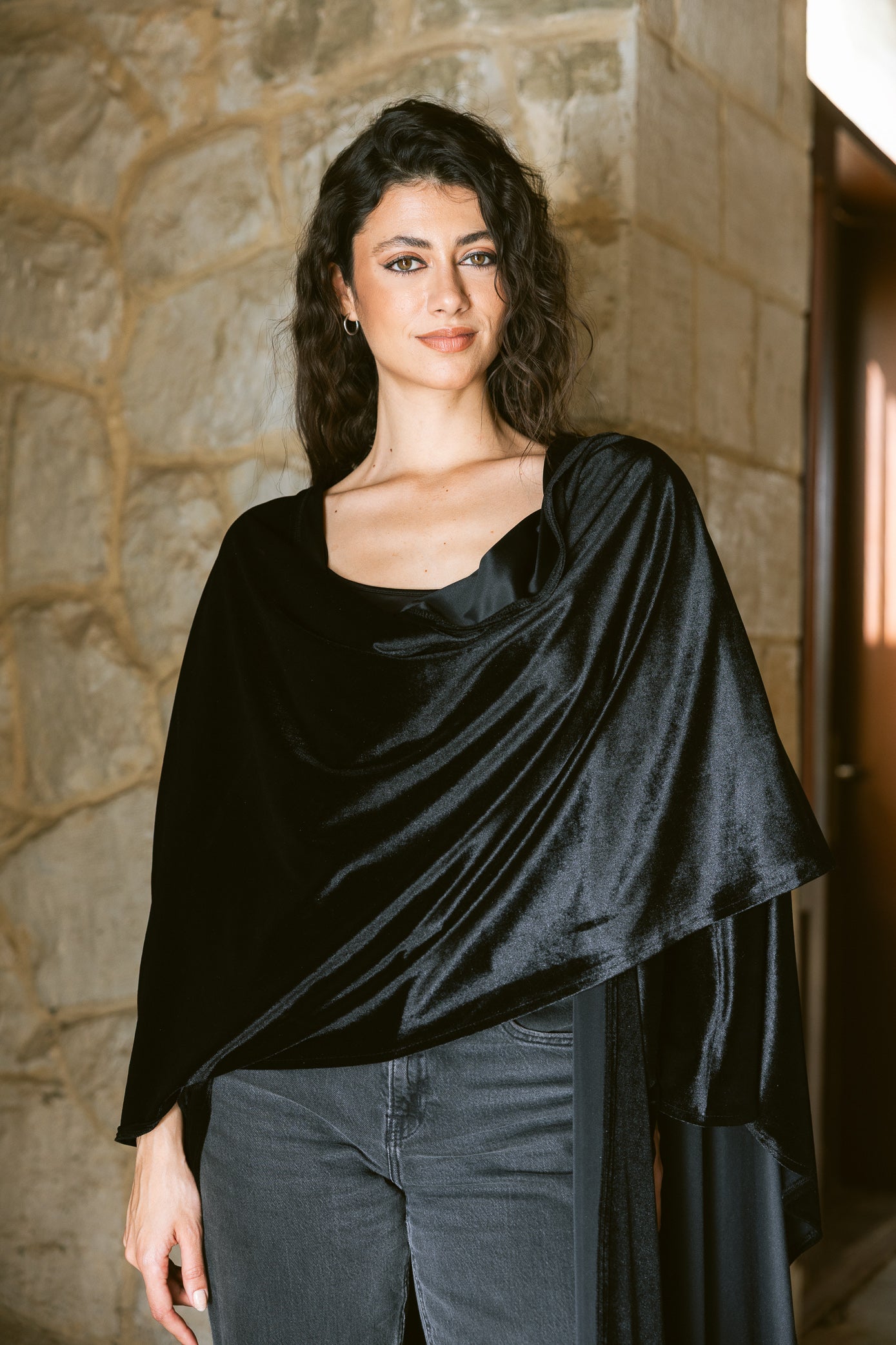 Fringe Edit Kaftan - Black