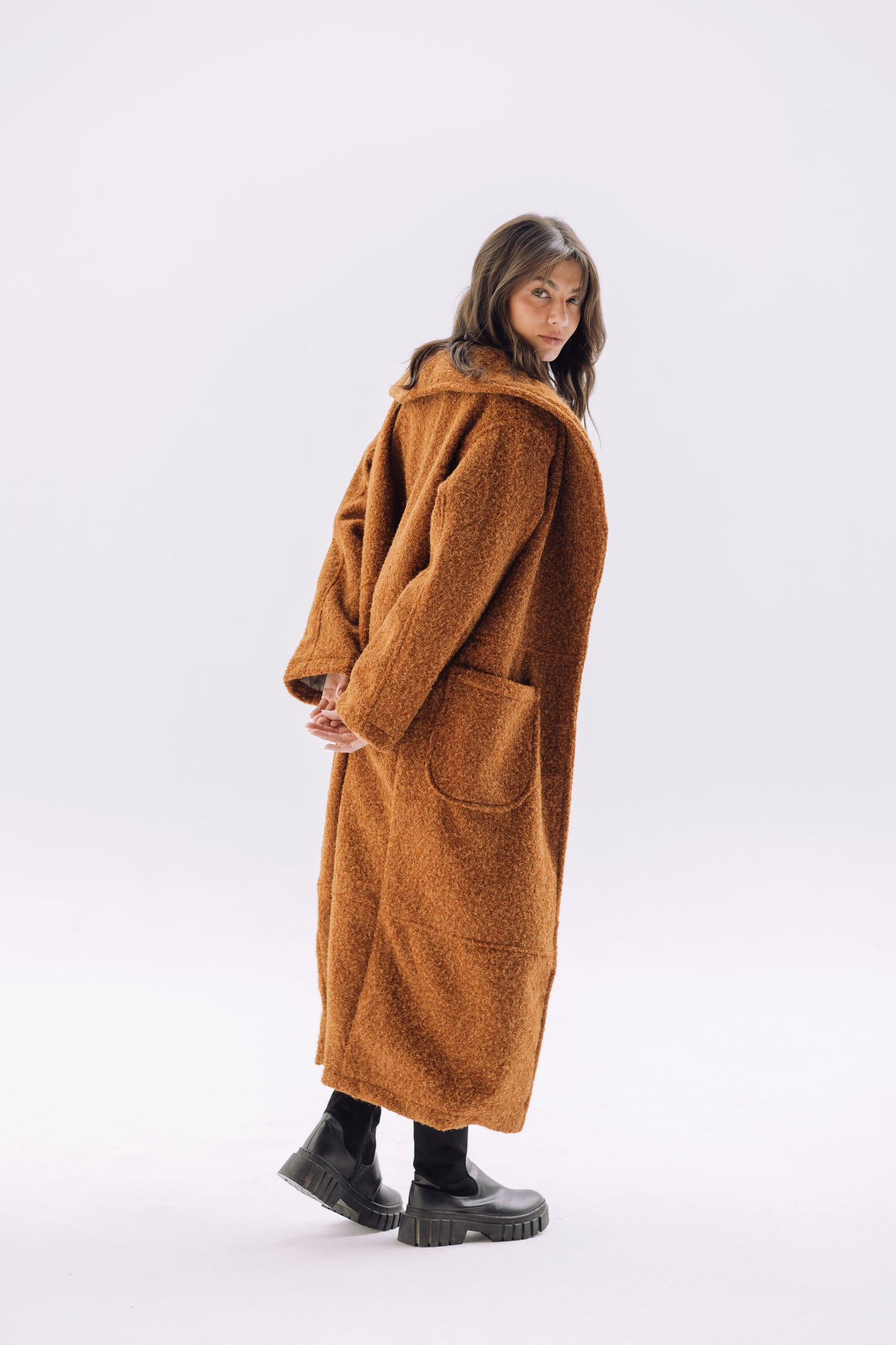 Signature Cozy Coat - Caramel Brown