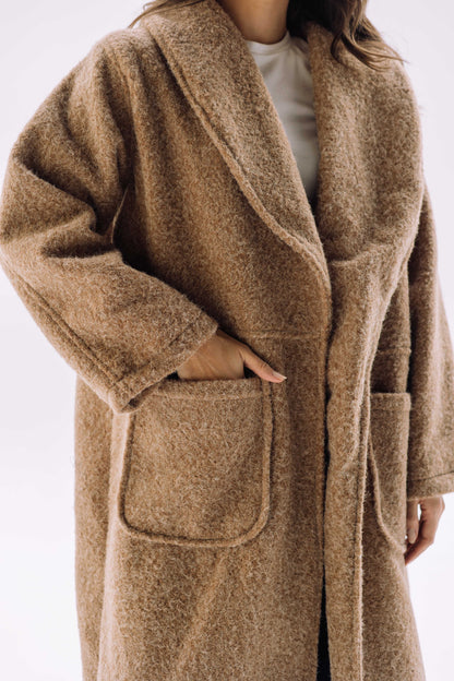 Signature Cozy Coat - Cafe