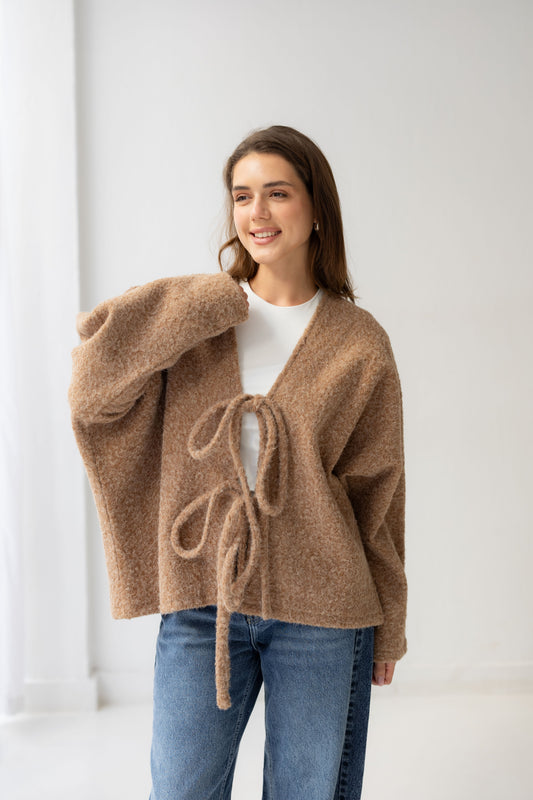 Dream Butterfly Top - Mocha